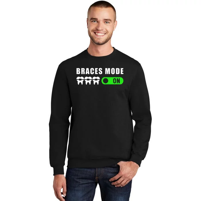 Dentist Funny Orthodontist Dental Braces Mode On Sweatshirt