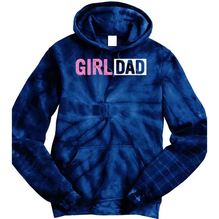 Dad Father Of Proud New Dad Fathers Day Tie Dye Hoodie