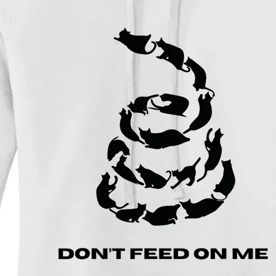 DonT Feed On Me Cats Women's Pullover Hoodie