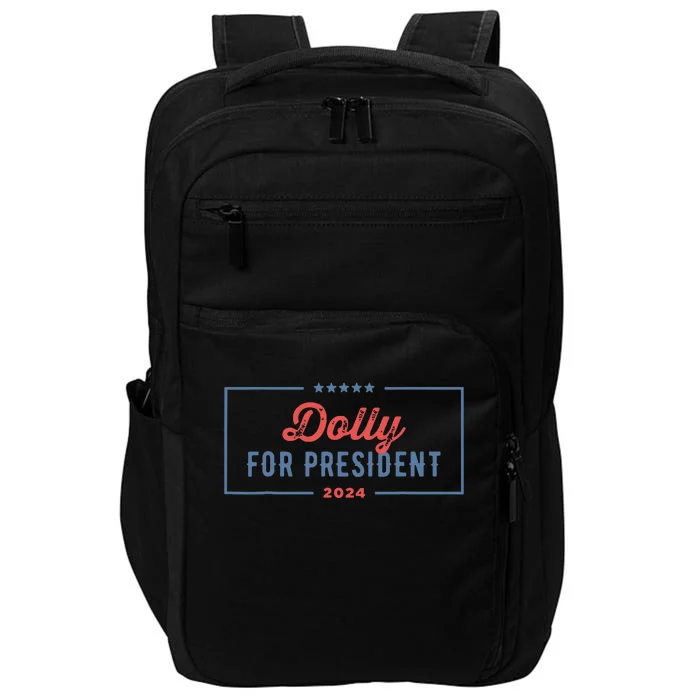 Dolly For President 2024 Retro Impact Tech Backpack