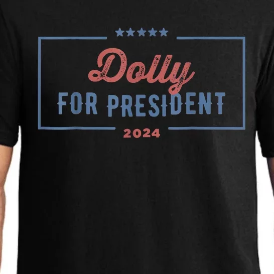 Dolly For President 2024 Retro Pajama Set