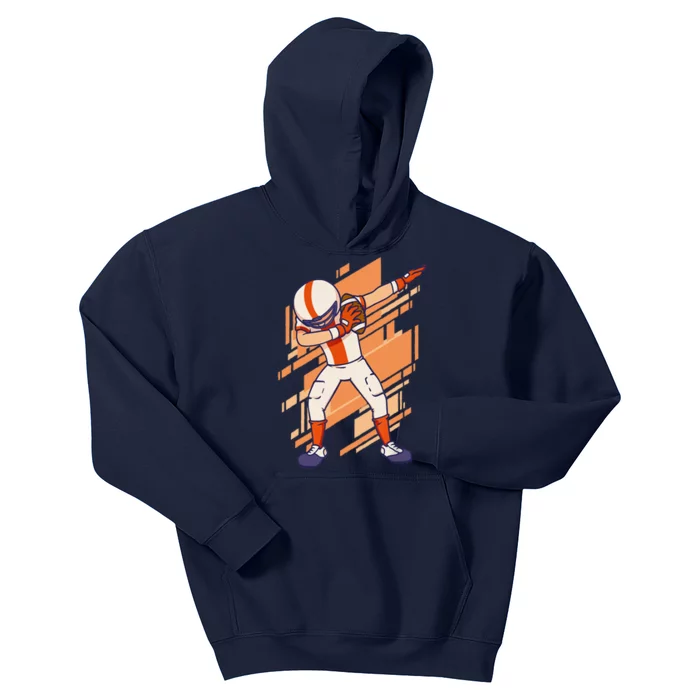 Dabbing Football Player American Football Sports Fan Dance Kids Hoodie