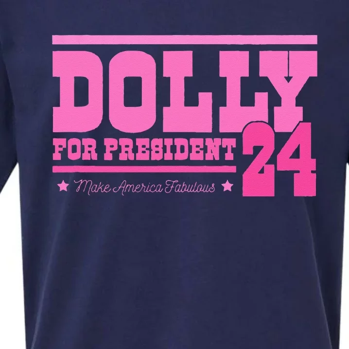 Dolly For President Sueded Cloud Jersey T-Shirt