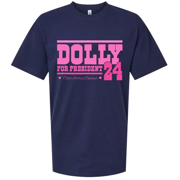 Dolly For President Sueded Cloud Jersey T-Shirt