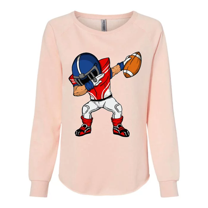 Dabbing Football Player American Football Season Dab Dance Womens California Wash Sweatshirt