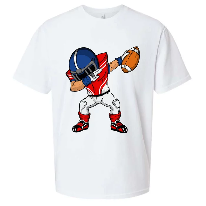 Dabbing Football Player American Football Season Dab Dance Sueded Cloud Jersey T-Shirt