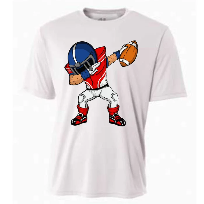 Dabbing Football Player American Football Season Dab Dance Cooling Performance Crew T-Shirt