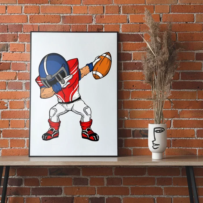 Dabbing Football Player American Football Season Dab Dance Poster