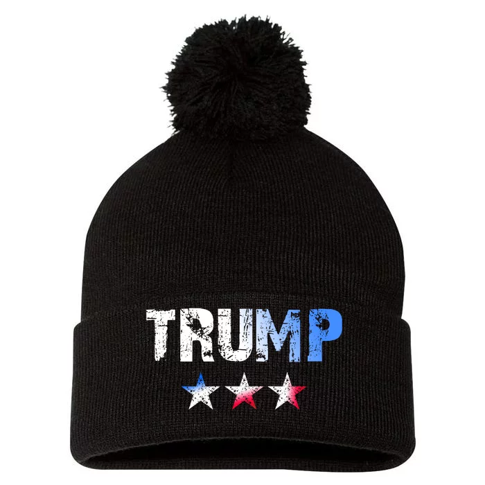 Designed For People Who Like Donald Trump Pom Pom 12in Knit Beanie