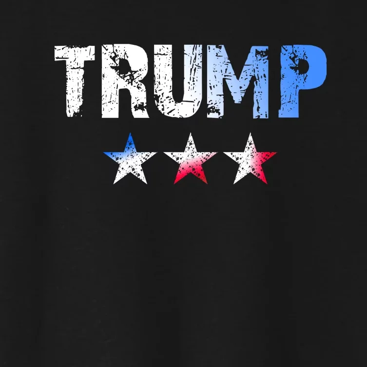 Designed For People Who Like Donald Trump Women's Crop Top Tee