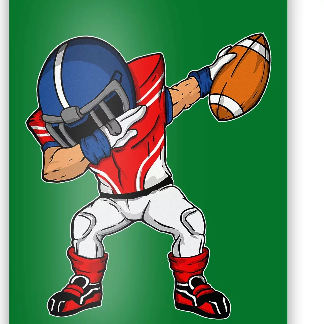 Dabbing Football Player American Football Season Dab Dance Poster