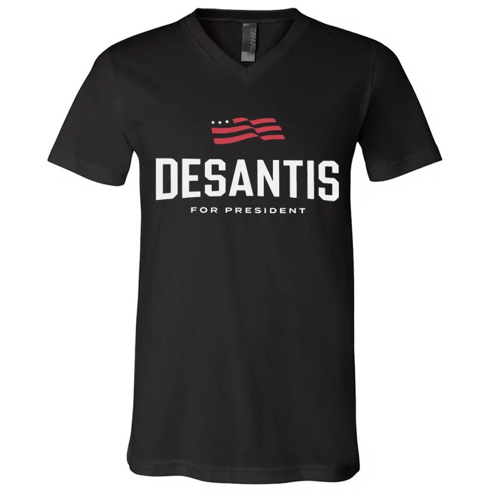 Desantis For President 2024 V-Neck T-Shirt