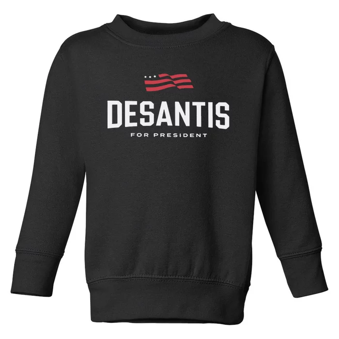 Desantis For President 2024 Toddler Sweatshirt