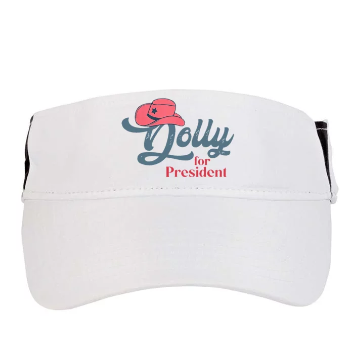 Dolly For President Adult Drive Performance Visor