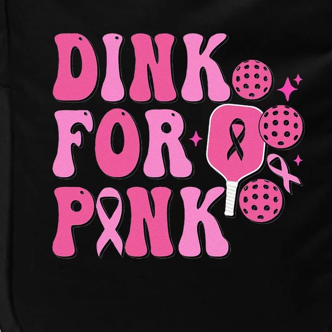 Dink For P.Ink Breast Cancer Awareness Pickleball Ribbon Gift Impact Tech Backpack