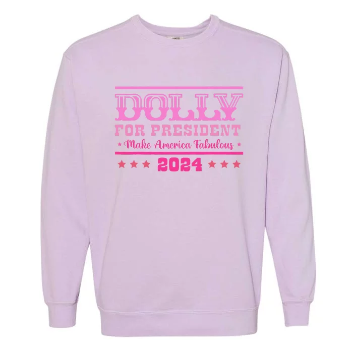 Dolly For President Personalized Dolly First Name Garment-Dyed Sweatshirt