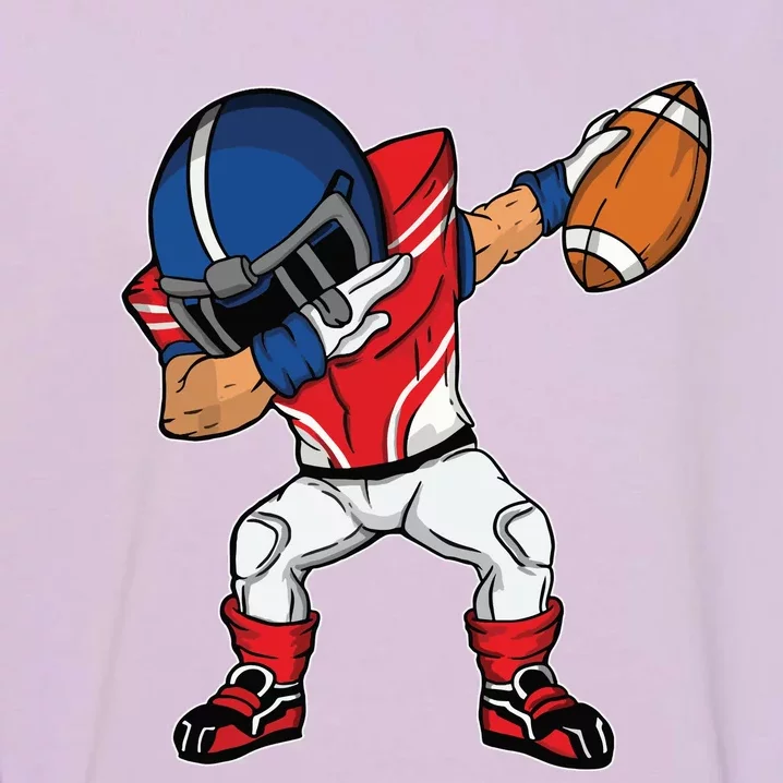 Dabbing Football Player American Football Season Dab Dance Garment-Dyed Sweatshirt