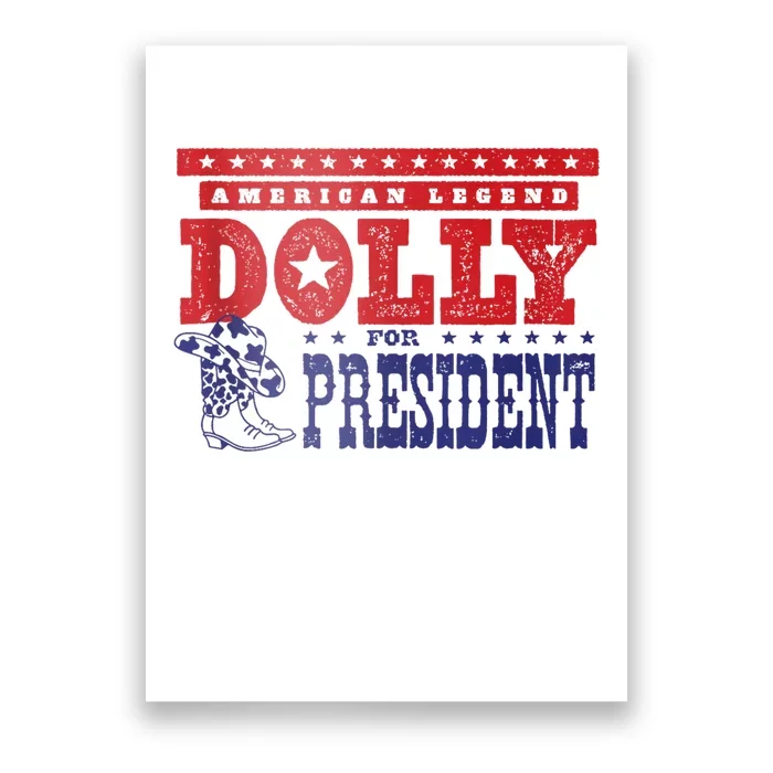 Dolly For President Personalized Dolly First Name America 2024 Poster