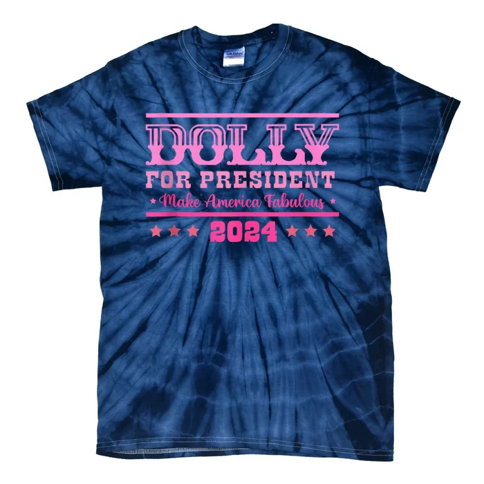 Dolly For President Personalized Dolly First Name Tie-Dye T-Shirt