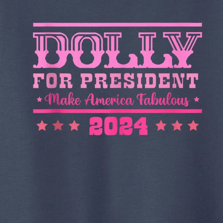 Dolly For President Personalized Dolly First Name Toddler T-Shirt