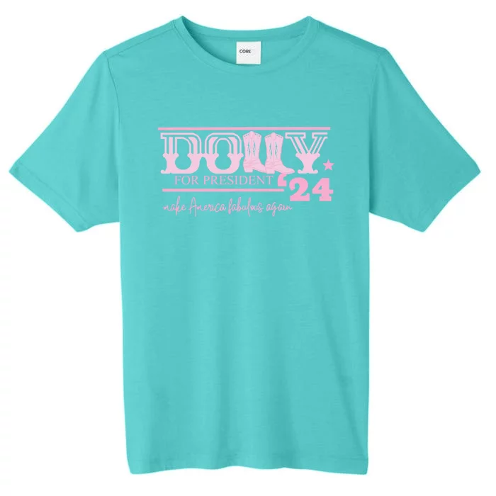 Dolly For President Personalized Dolly First Name Pink Boot 24 ChromaSoft Performance T-Shirt