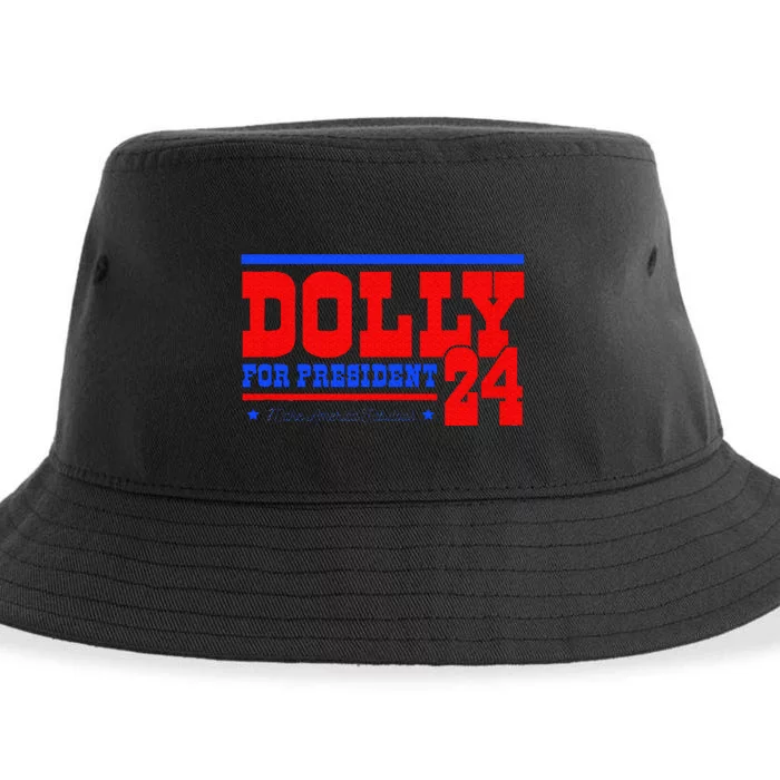 Dolly For President Sustainable Bucket Hat