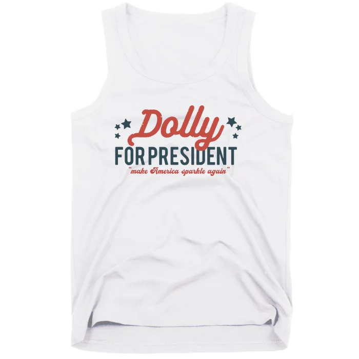 Dolly For President Personalized Dolly First Name Birthday Tank Top