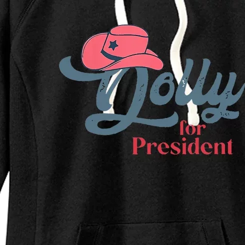 Dolly For President Women's Fleece Hoodie