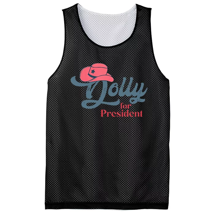 Dolly For President Mesh Reversible Basketball Jersey Tank