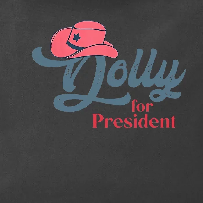 Dolly For President Zip Tote Bag