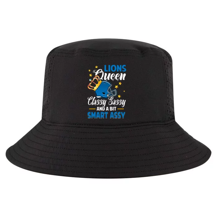 Detroit Football Queen Classy Sassy And A Bit Smart Assy Cool Comfort Performance Bucket Hat