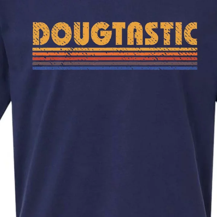 Dougtastic Funny Retro First Name Doug Sueded Cloud Jersey T-Shirt