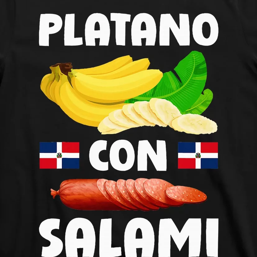 Dominicana Flag Rd Dominican Republic Food Mangu Plantain T-Shirt