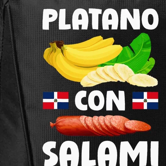 Dominicana Flag Rd Dominican Republic Food Mangu Plantain City Backpack