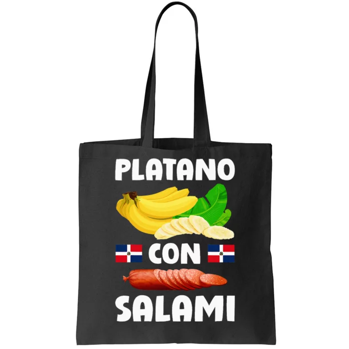 Dominicana Flag Rd Dominican Republic Food Mangu Plantain Tote Bag