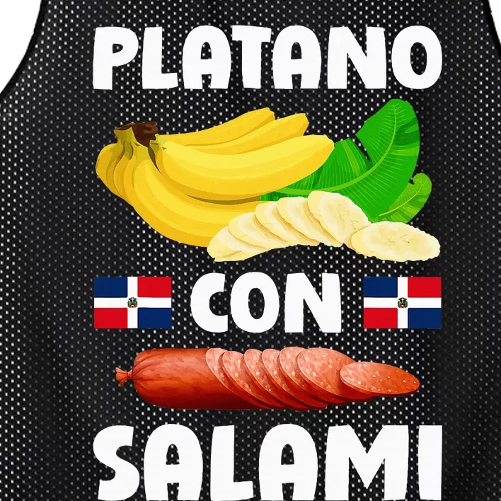 Dominicana Flag Rd Dominican Republic Food Mangu Plantain Mesh Reversible Basketball Jersey Tank