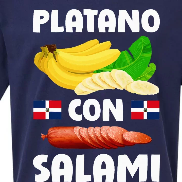 Dominicana Flag Rd Dominican Republic Food Mangu Plantain Sueded Cloud Jersey T-Shirt