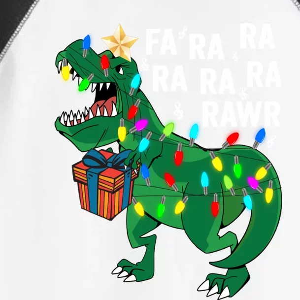 Dinosaur Fa Ra Ra Rawr Rawr Dinosaur Trex Christmas Gift Toddler Fine Jersey T-Shirt