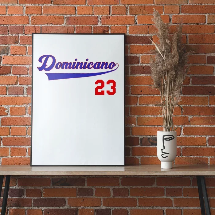 Dominicano Flag Rd Dominican Republic Baseball Jersey Poster