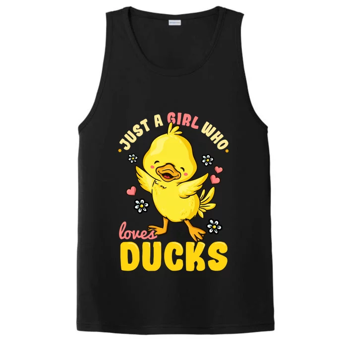 Ducks Funny Rubber Duck Gift Performance Tank