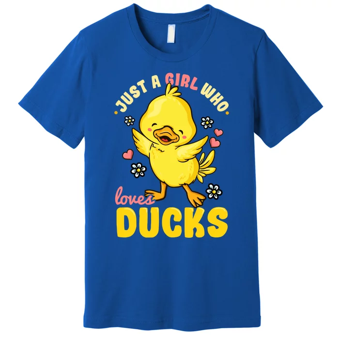 Ducks Funny Rubber Duck Gift Premium T-Shirt