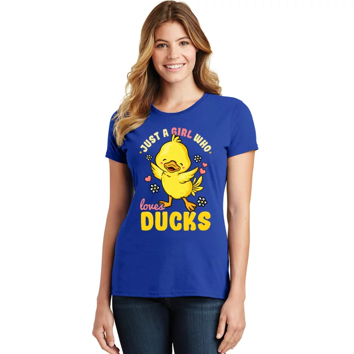 Ducks Funny Rubber Duck Gift Women's T-Shirt