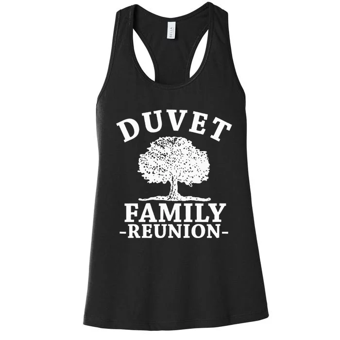 Duvet Family Reunion Women's Racerback Tank