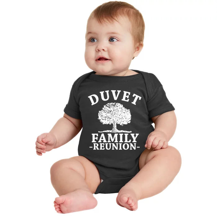 Duvet Family Reunion Baby Bodysuit