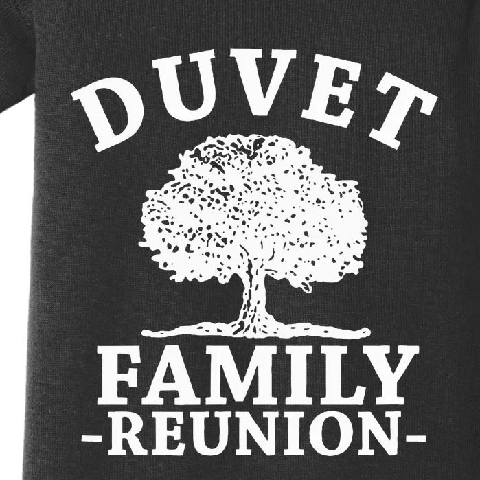 Duvet Family Reunion Baby Bodysuit