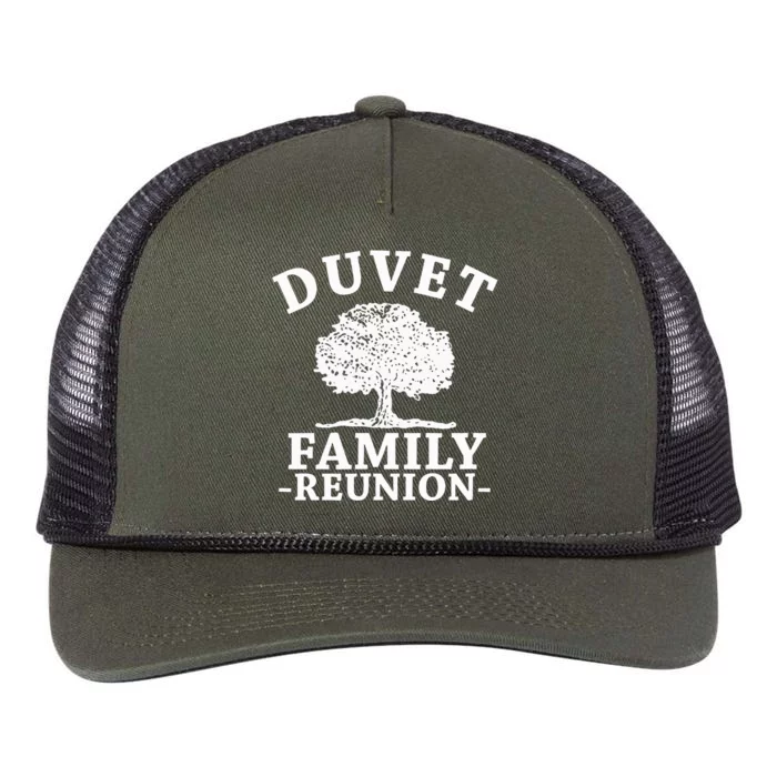 Duvet Family Reunion Retro Rope Trucker Hat Cap