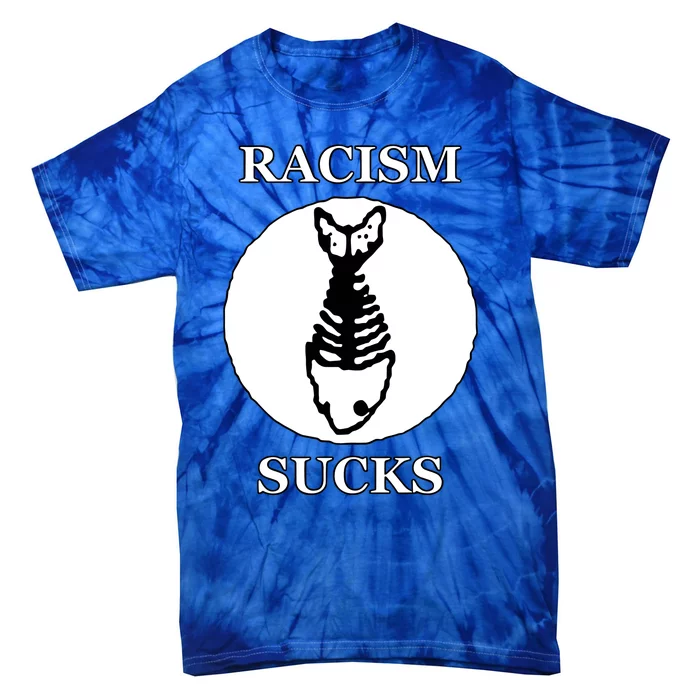 Diplo Fuck Racism Fishbone Tie-Dye T-Shirt