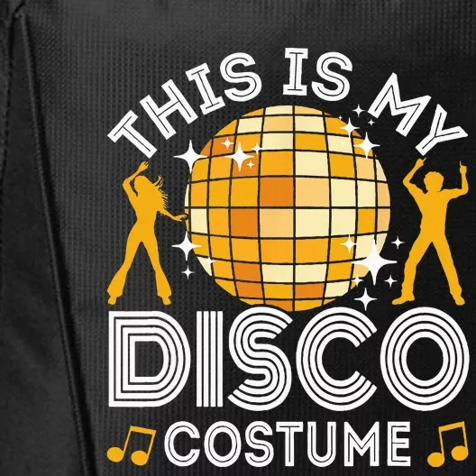 Disco Fever: Retro Party Costume for Halloween City Backpack