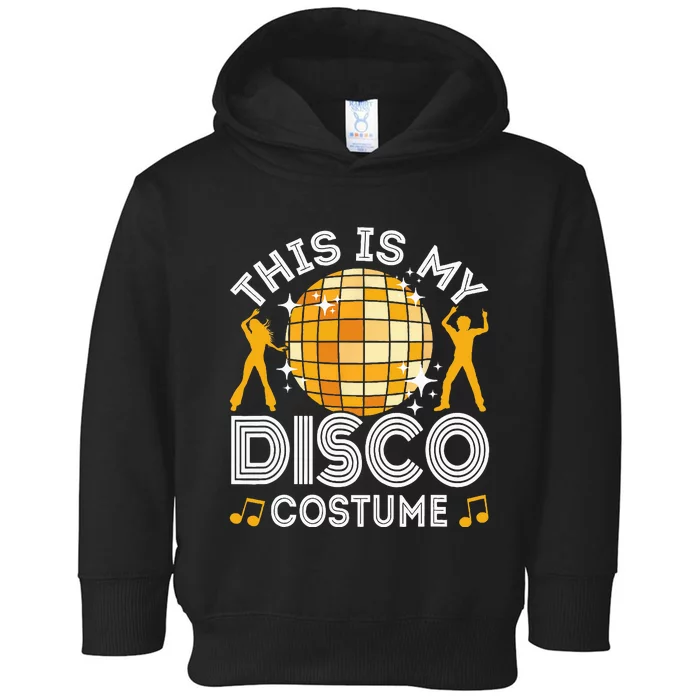 Disco Fever: Retro Party Costume for Halloween Toddler Hoodie