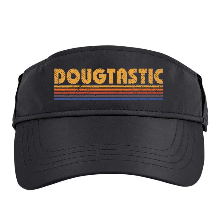 Dougtastic Funny Retro First Name Doug Adult Drive Performance Visor